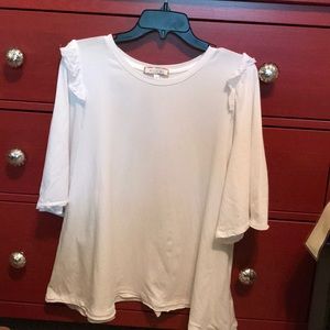 A-line Anthropologie Bell-Sleeve Top